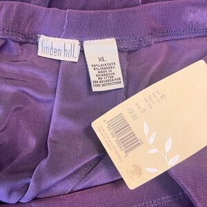 Linden Hill Women's Purple Stretch Skirt